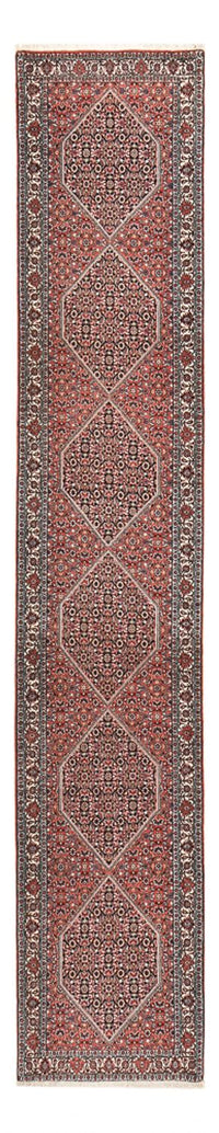 Runner Perser Rug - Bidjar - 402 x 76 cm - brown