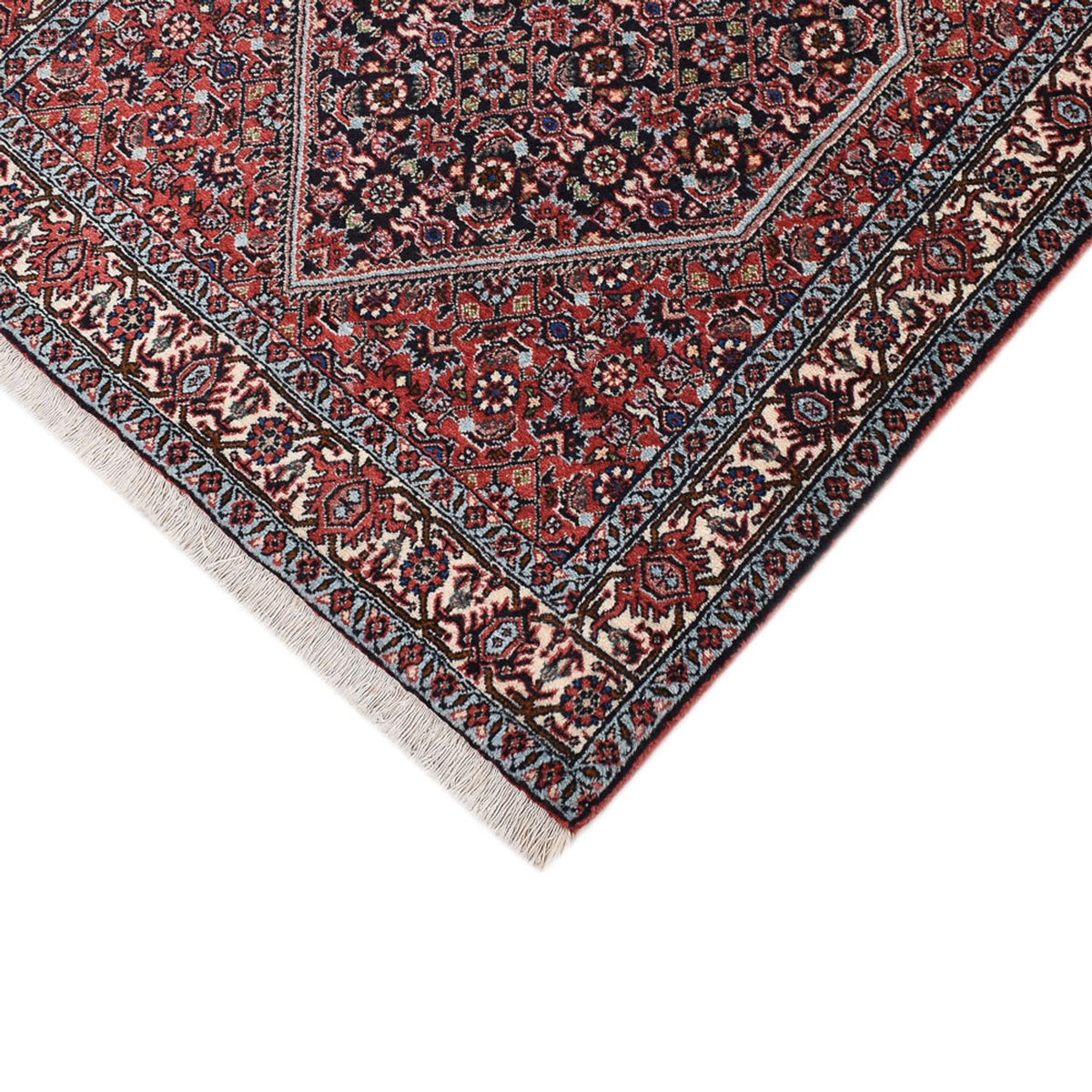 Runner Perser Rug - Bidjar - 402 x 76 cm - brown
