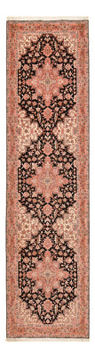 Runner Perser Rug - Tabriz - Royal - 352 x 91 cm - dark blue