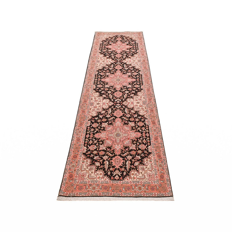 Runner Perser Rug - Tabriz - Premium - 350 x 91 cm - dark blue