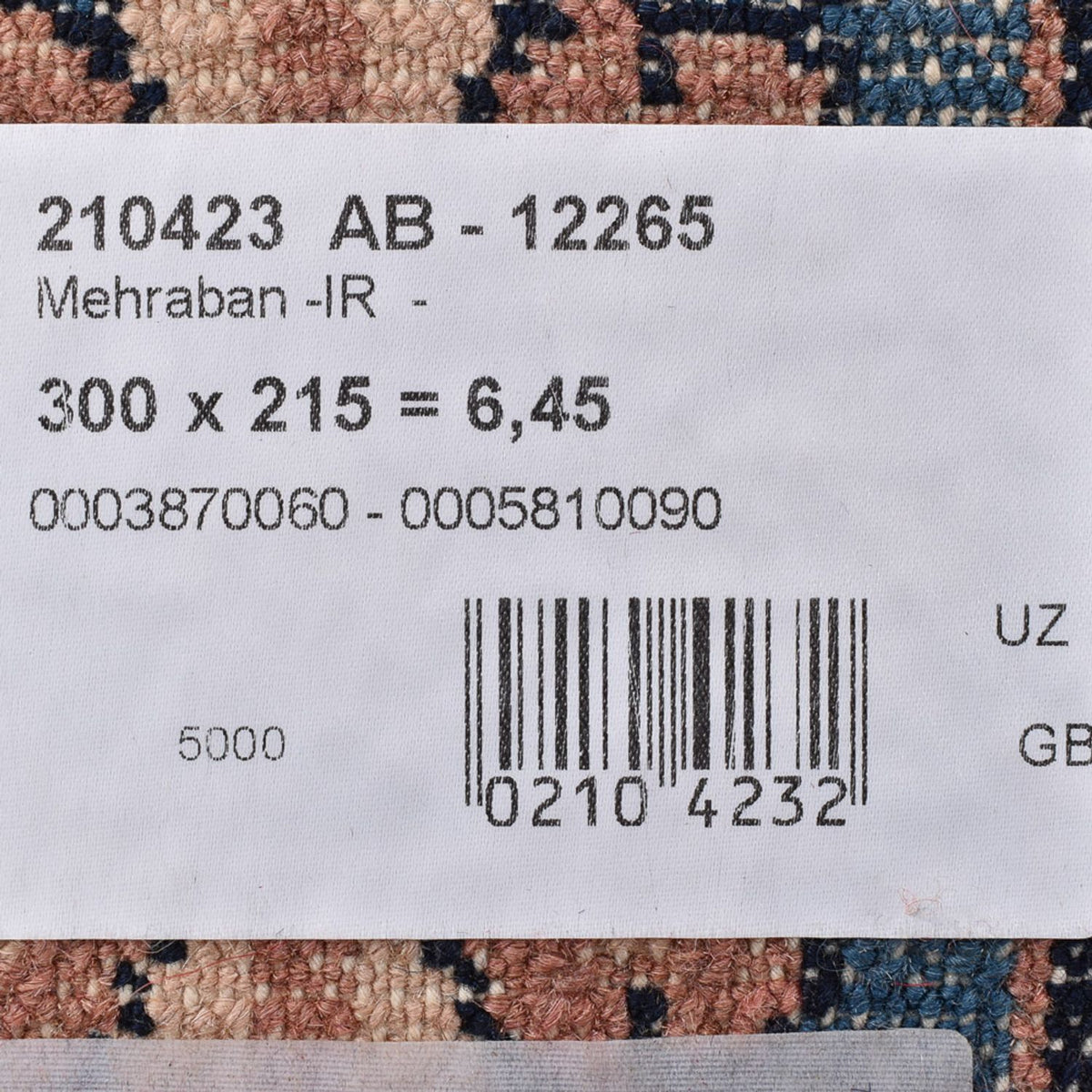 Perser Rug - Nomadic - 300 x 215 cm - multicolored