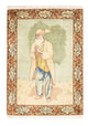 Tabriz - 50 Raj Rug 73x56cm - Persian Rugs