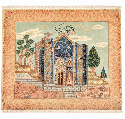Tabriz - 50 Raj Rug 72x87cm - Persian Rugs