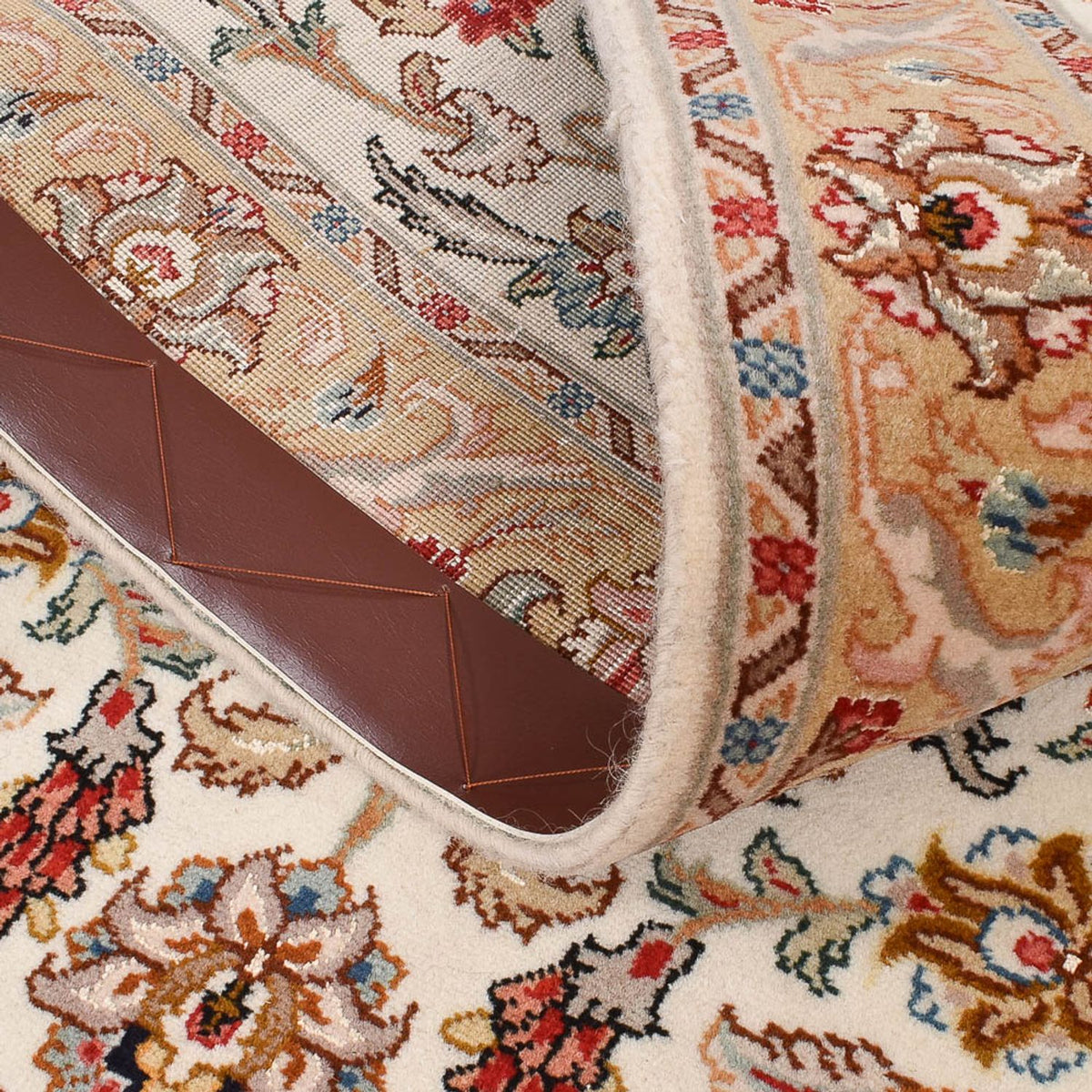 Runner Perser Rug - Tabriz - Premium - 320 x 83 cm - caramel