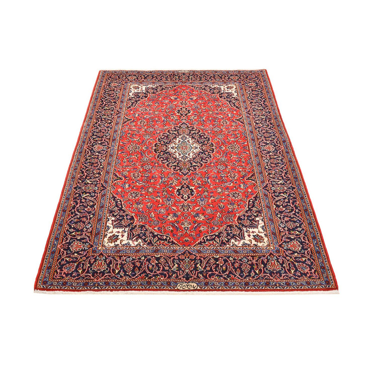 Perser Rug - Keshan - 227 x 150 cm - red