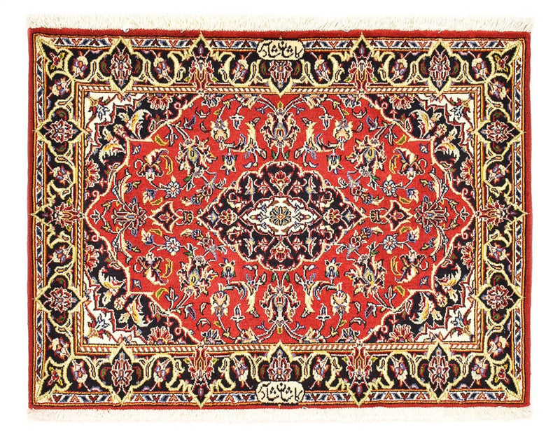 Perser Rug - Keshan - 100 x 70 cm - red