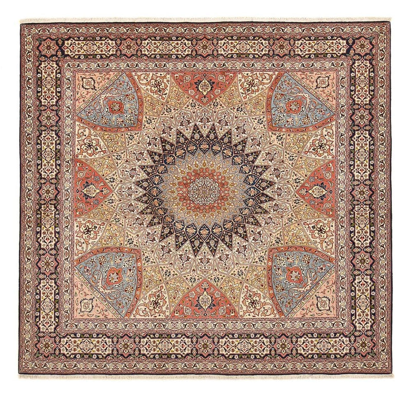 Perser Rug - Tabriz - Royal square  - 254 x 248 cm - dark beige