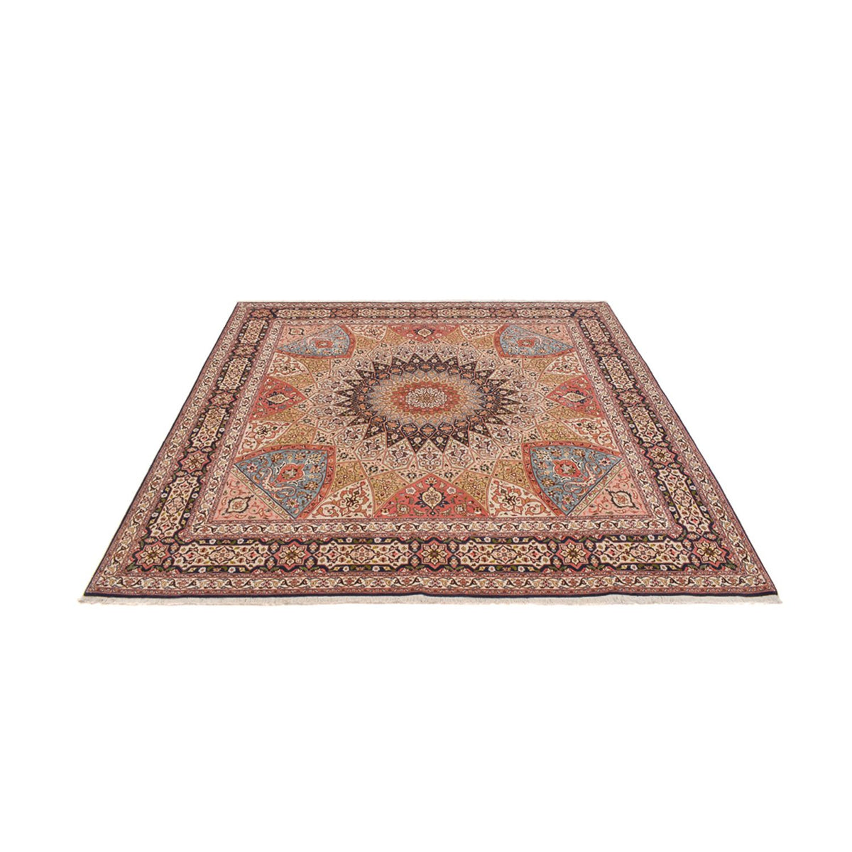 Perser Rug - Tabriz - Royal square  - 254 x 248 cm - dark beige