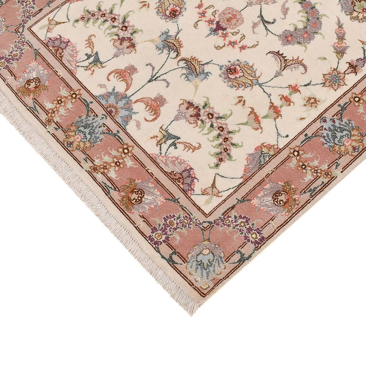 Runner Perser Rug - Tabriz - Premium - 347 x 77 cm - beige