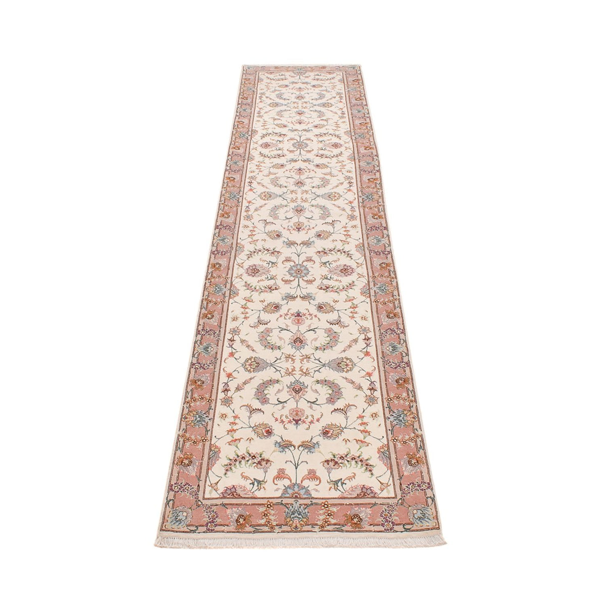 Runner Perser Rug - Tabriz - Premium - 347 x 77 cm - beige