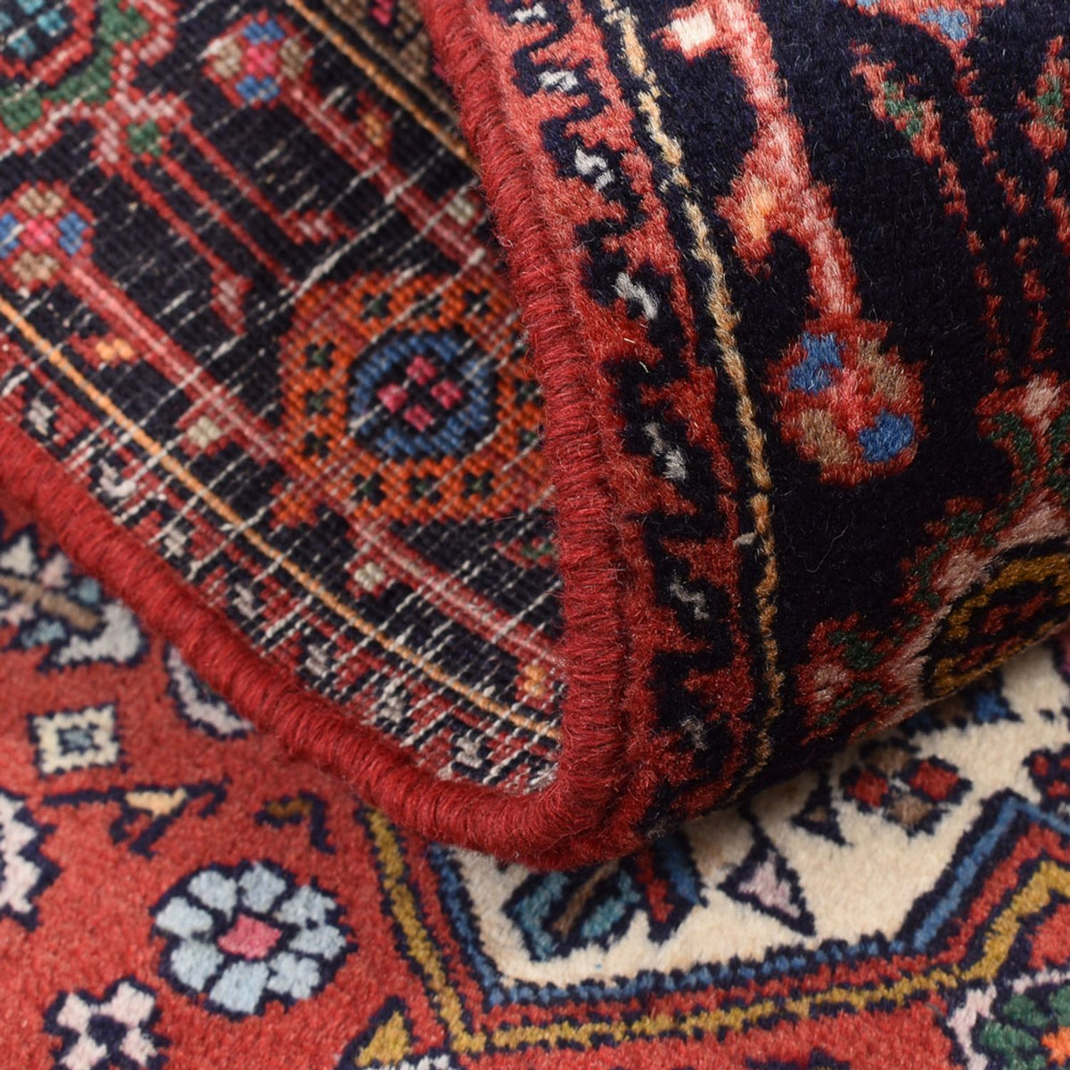 Perser Rug - Nomadic - 123 x 76 cm - red