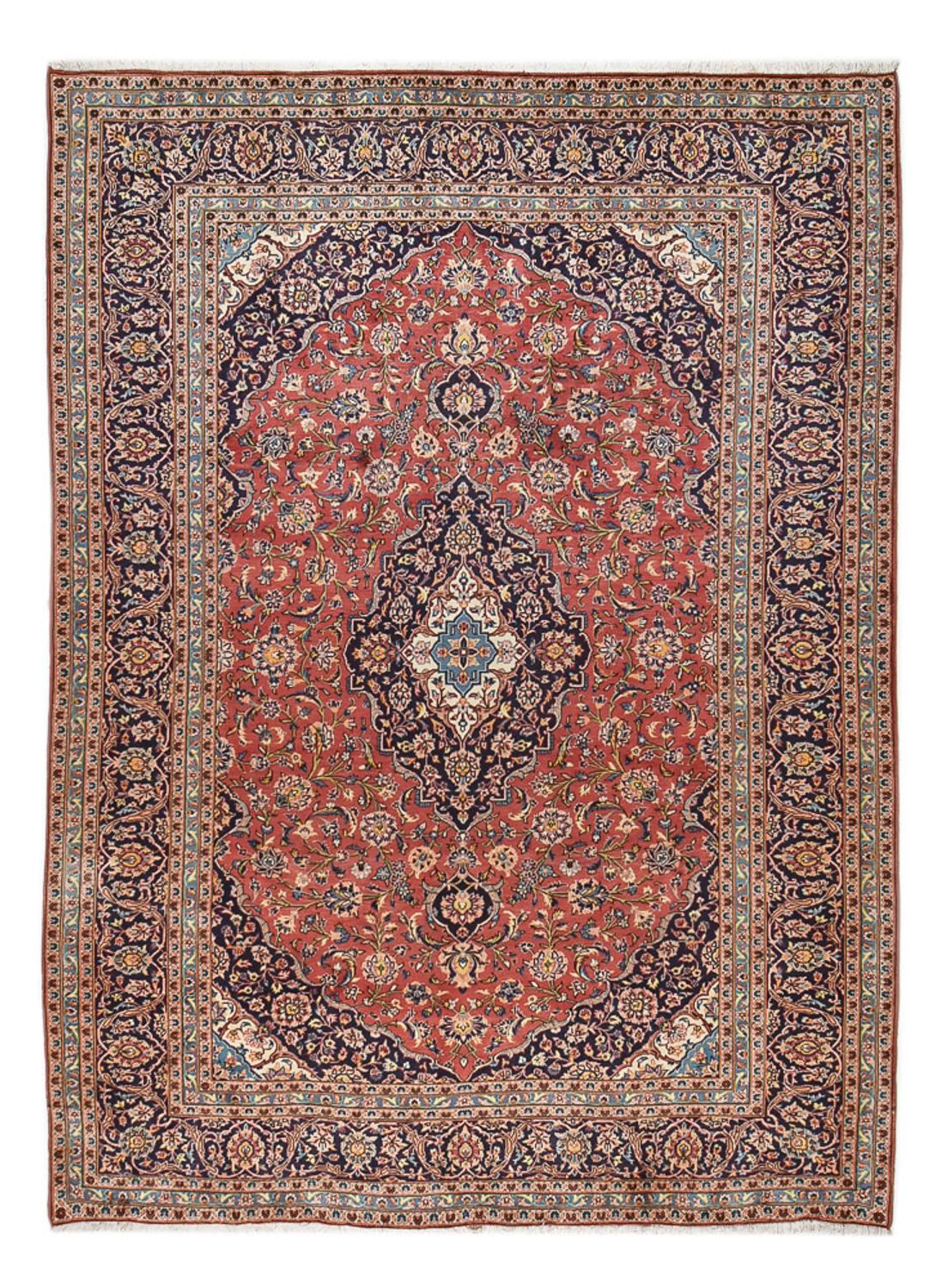 Perser Rug - Keshan - 340 x 248 cm - red