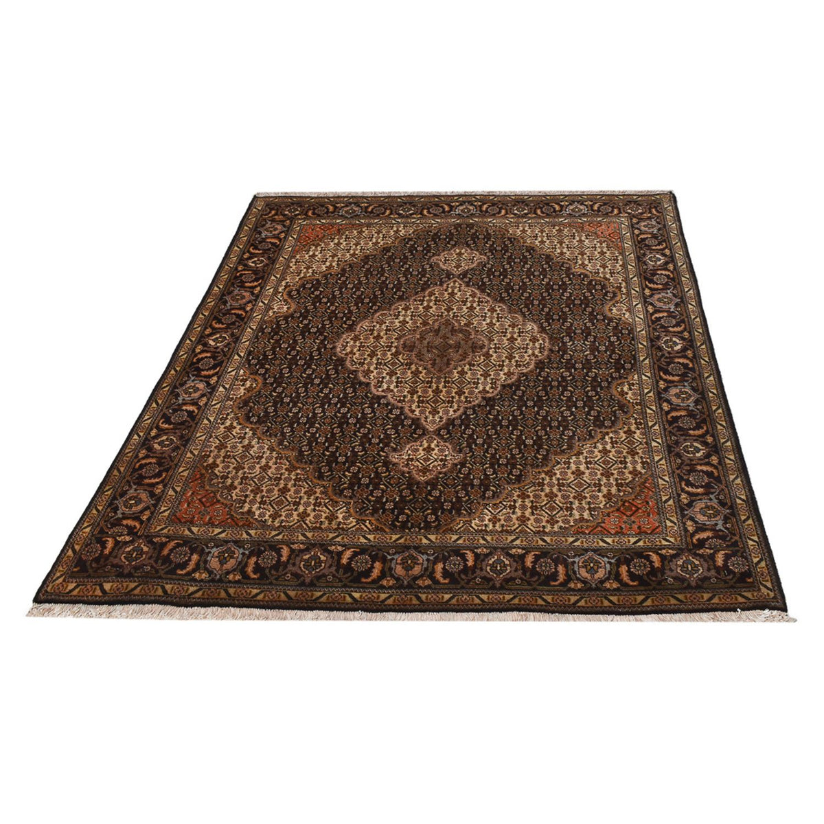 Perser Rug - Tabriz - Royal - 205 x 146 cm - dark brown