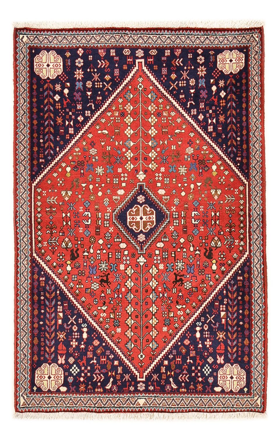 Perser Rug - Nomadic - 147 x 100 cm - red