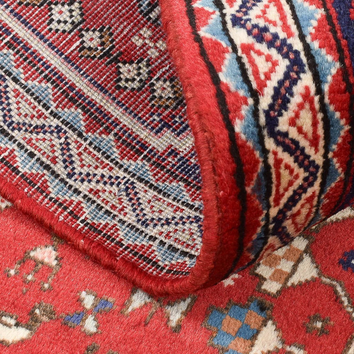 Perser Rug - Nomadic - 147 x 100 cm - red