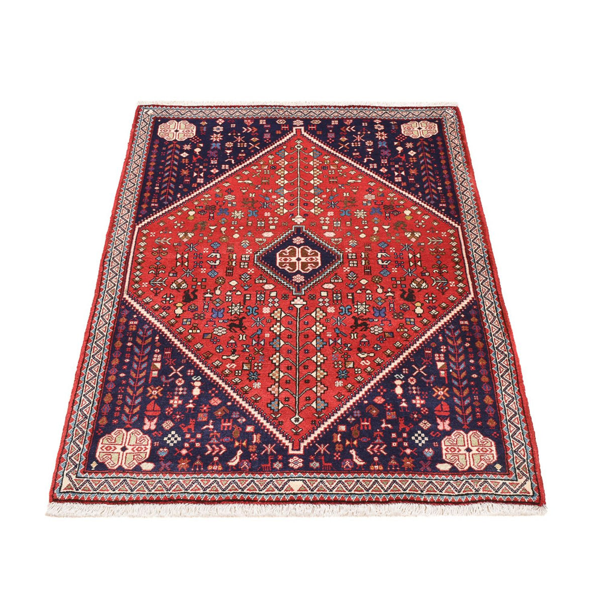 Perser Rug - Nomadic - 147 x 100 cm - red
