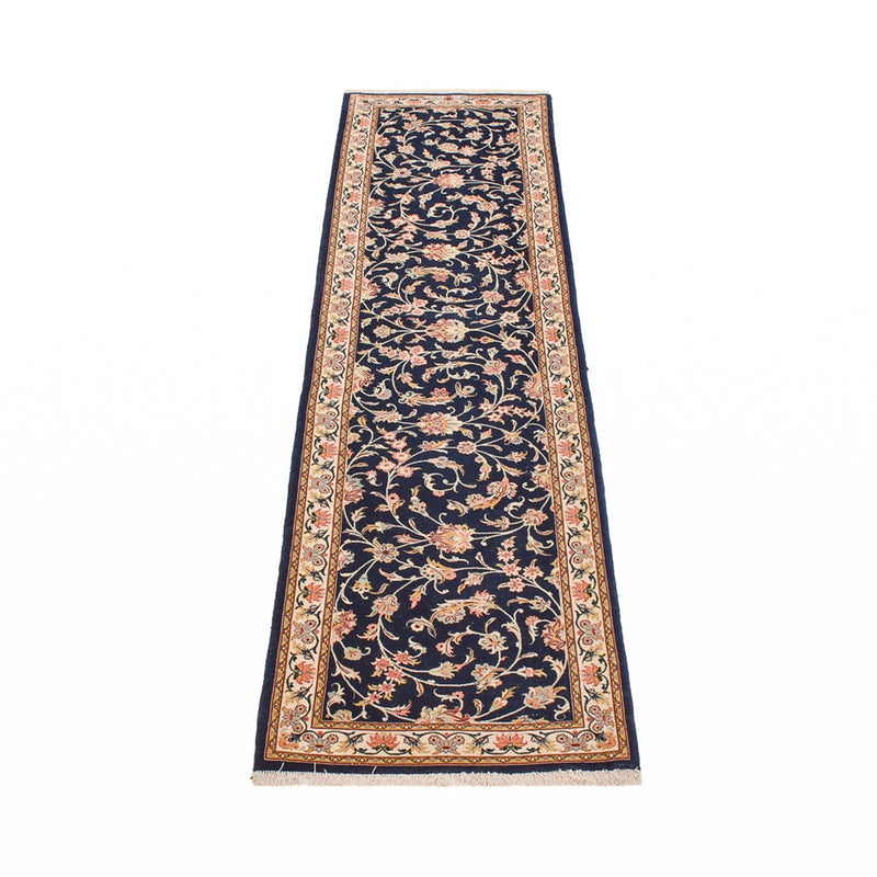 Runner Perser Rug - Ghom - Royal - 244 x 58 cm - dark blue