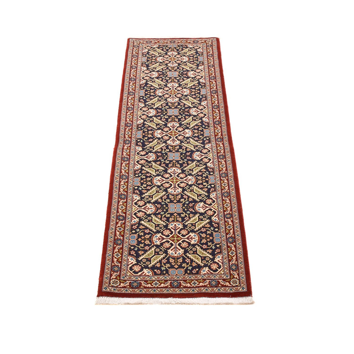 Runner Perser Rug - Ghom - Royal - 193 x 51 cm - dark beige