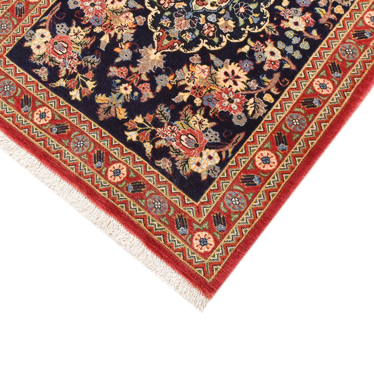 Runner Perser Rug - Ghom - Royal - 223 x 69 cm - multicolored