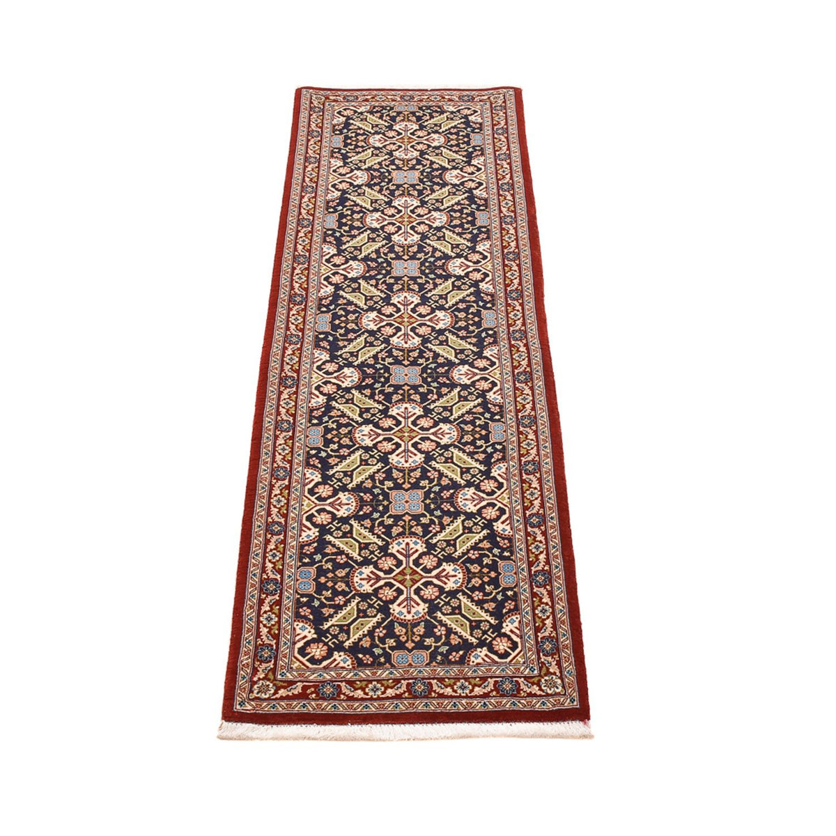 Runner Perser Rug - Ghom - Royal - 191 x 53 cm - dark beige