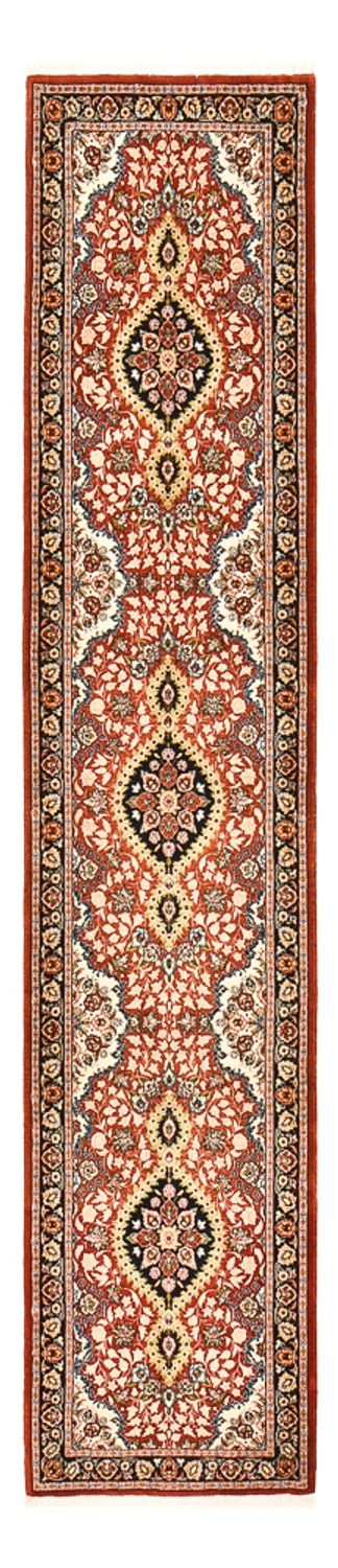 Runner Perser Rug - Ghom - Royal - 297 x 63 cm - light red
