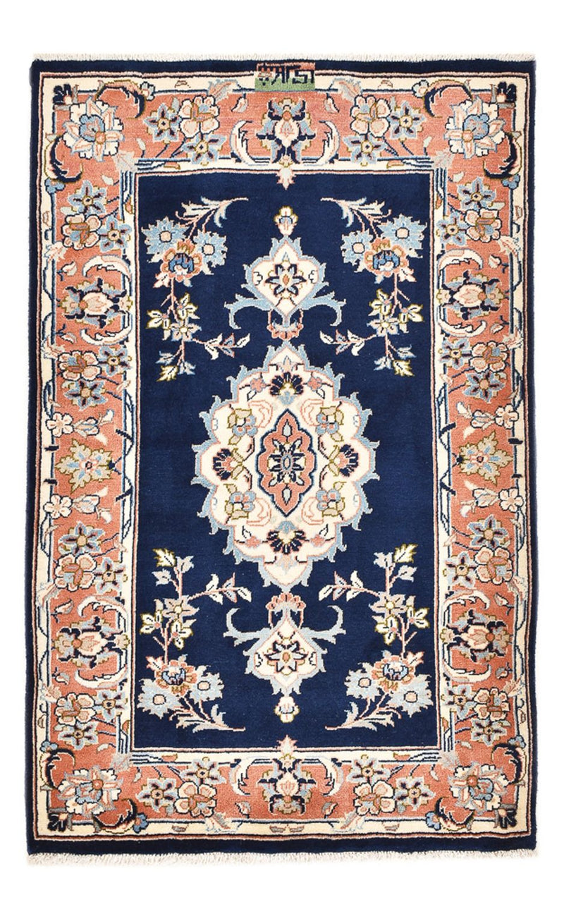 Perser Rug - Keshan - 132 x 85 cm - blue