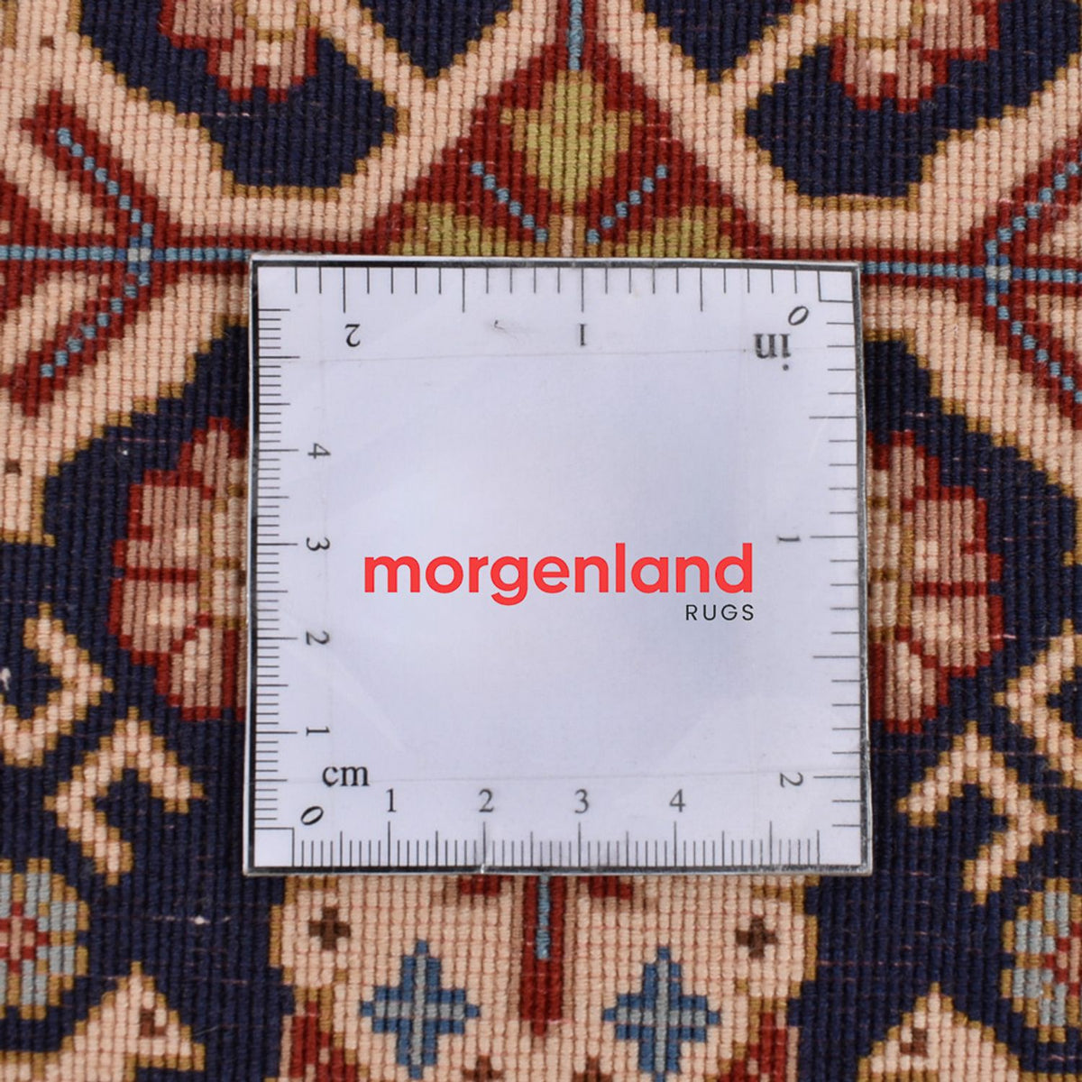 Runner Perser Rug - Ghom - Royal - 205 x 55 cm - dark beige