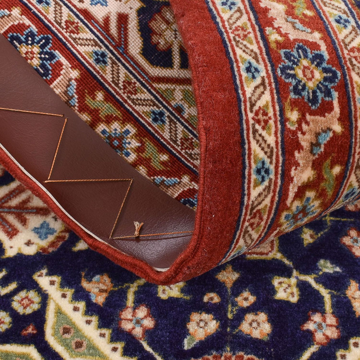 Runner Perser Rug - Ghom - Royal - 204 x 55 cm - dark beige