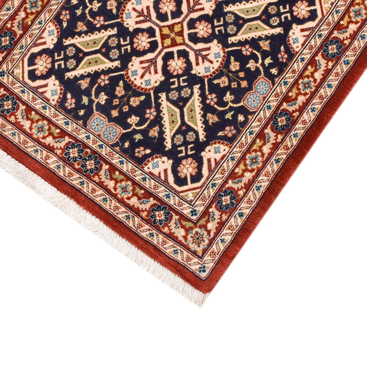 Runner Perser Rug - Ghom - Royal - 204 x 55 cm - dark beige