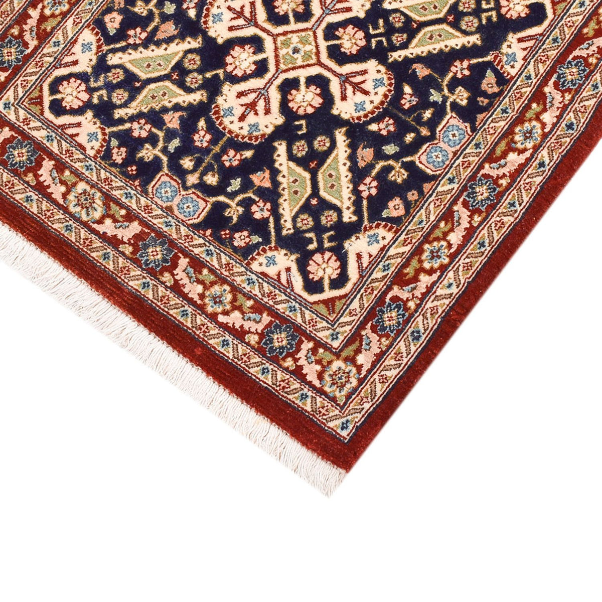 Runner Perser Rug - Ghom - Royal - 195 x 55 cm - dark beige