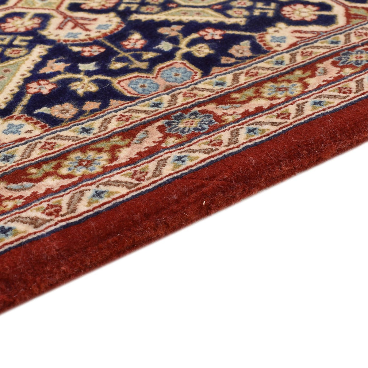 Runner Perser Rug - Ghom - Royal - 195 x 55 cm - dark beige