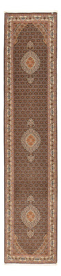 Runner Perser Rug - Tabriz - Royal - 392 x 67 cm - dark beige