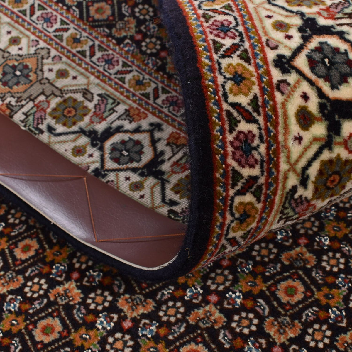 Runner Perser Rug - Tabriz - Royal - 392 x 67 cm - dark beige