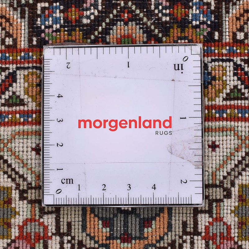 Runner Perser Rug - Tabriz - Royal - 392 x 67 cm - dark beige