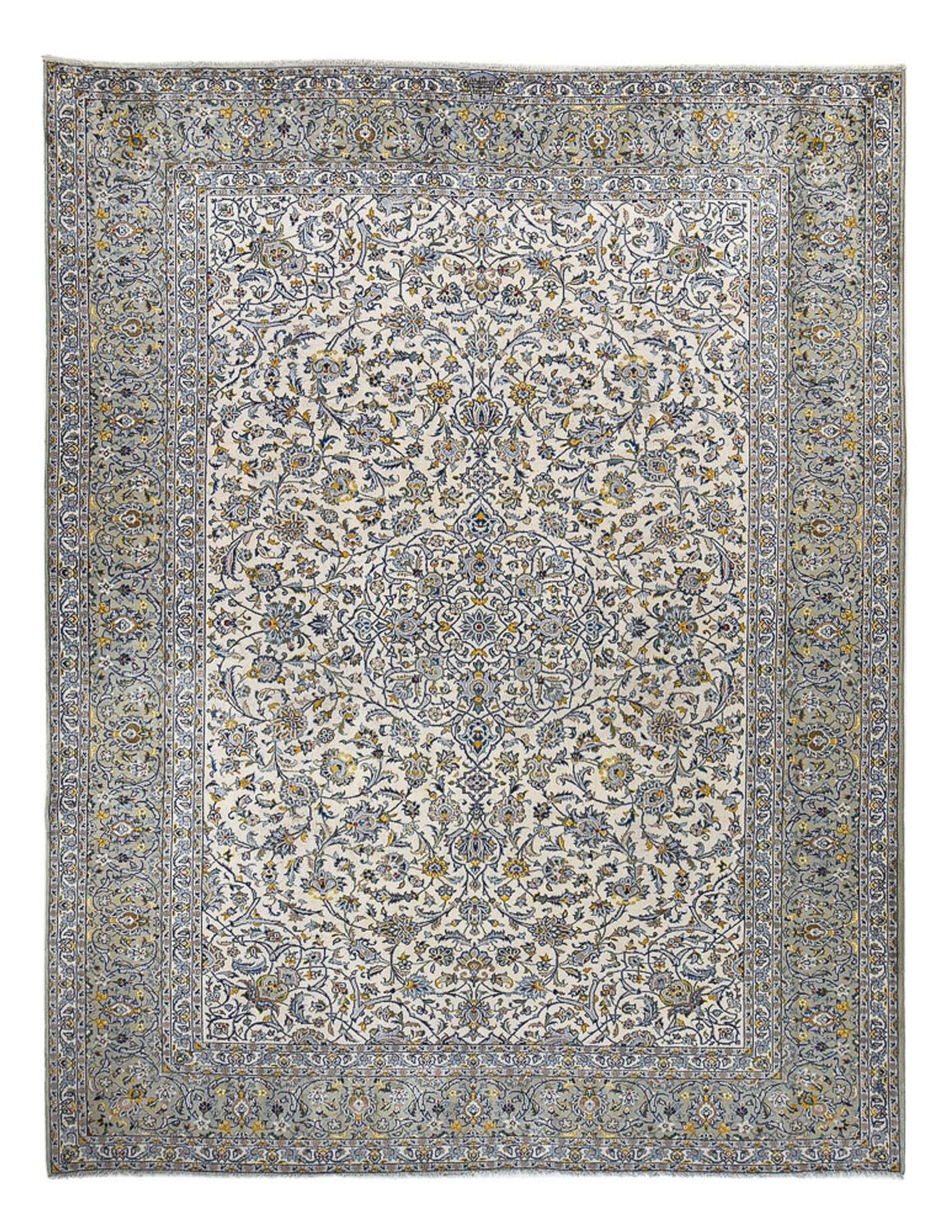 Perser Rug - Keshan - Royal - 350 x 285 cm - grey