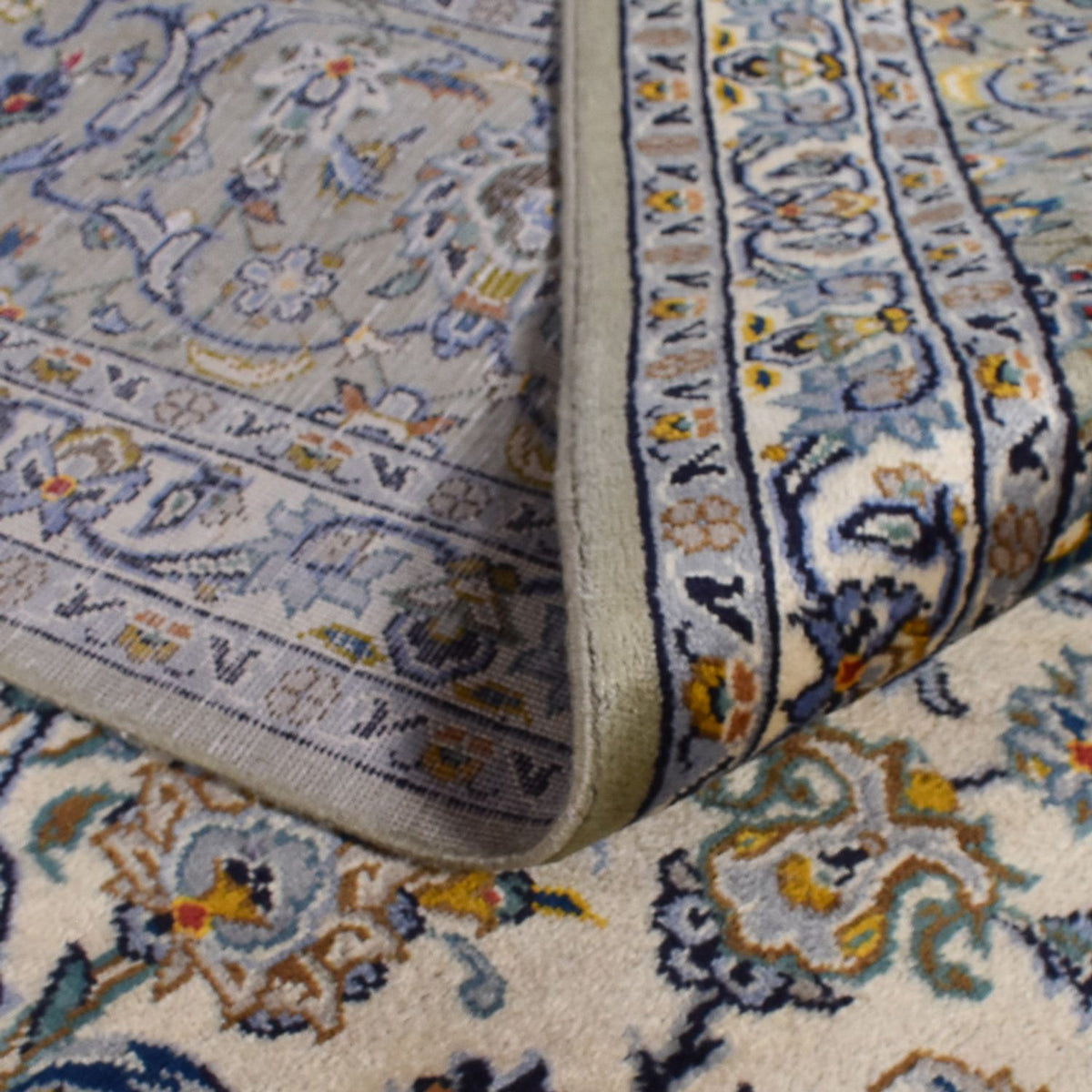 Perser Rug - Keshan - Royal - 350 x 285 cm - grey