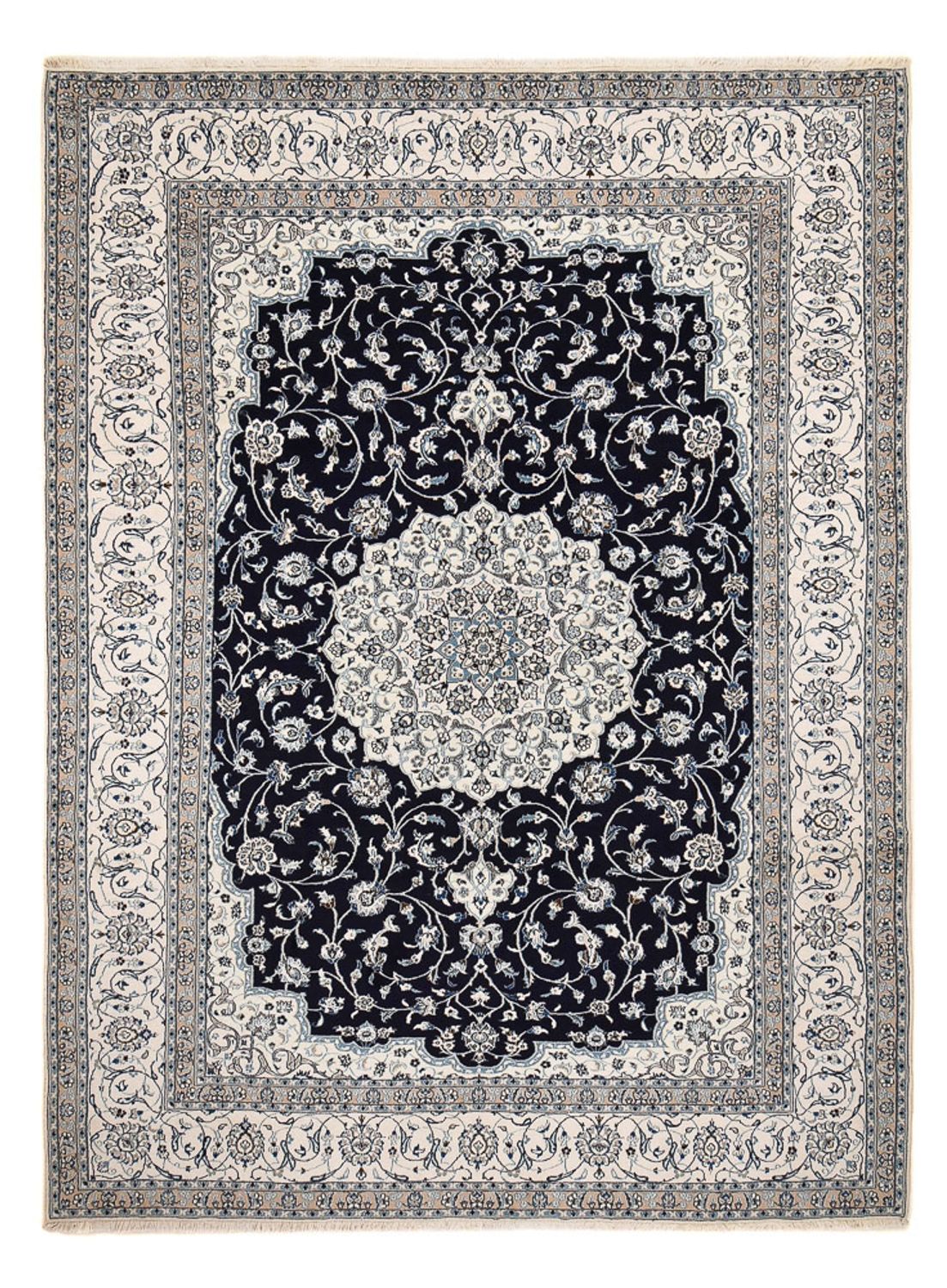 Perser Rug - Nain - 403 x 300 cm - dark blue