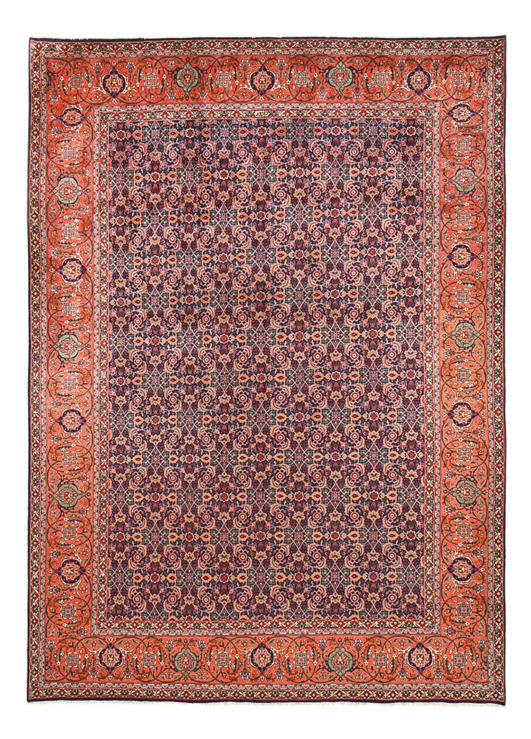 Perser Rug - Tabriz - Royal - 373 x 278 cm - bordeaux red