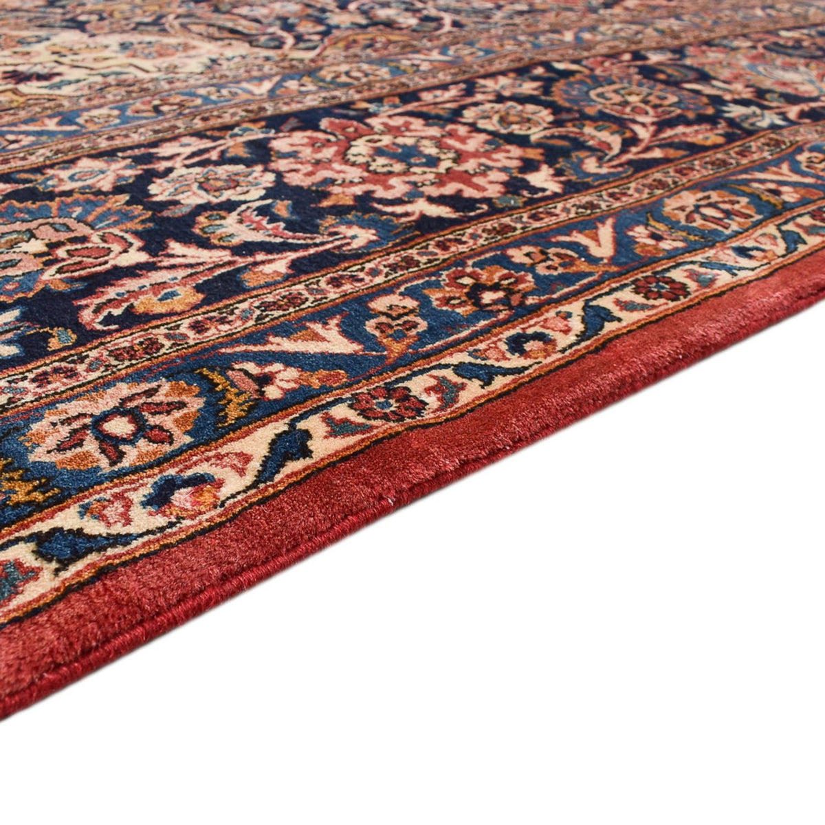 Perser Rug - Keshan - Royal - 445 x 333 cm - light red