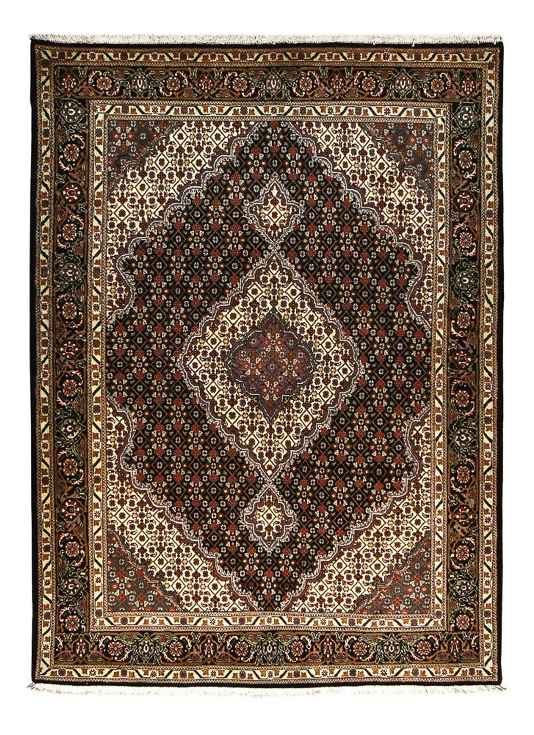 Perser Rug - Tabriz - Royal - 210 x 152 cm - dark brown