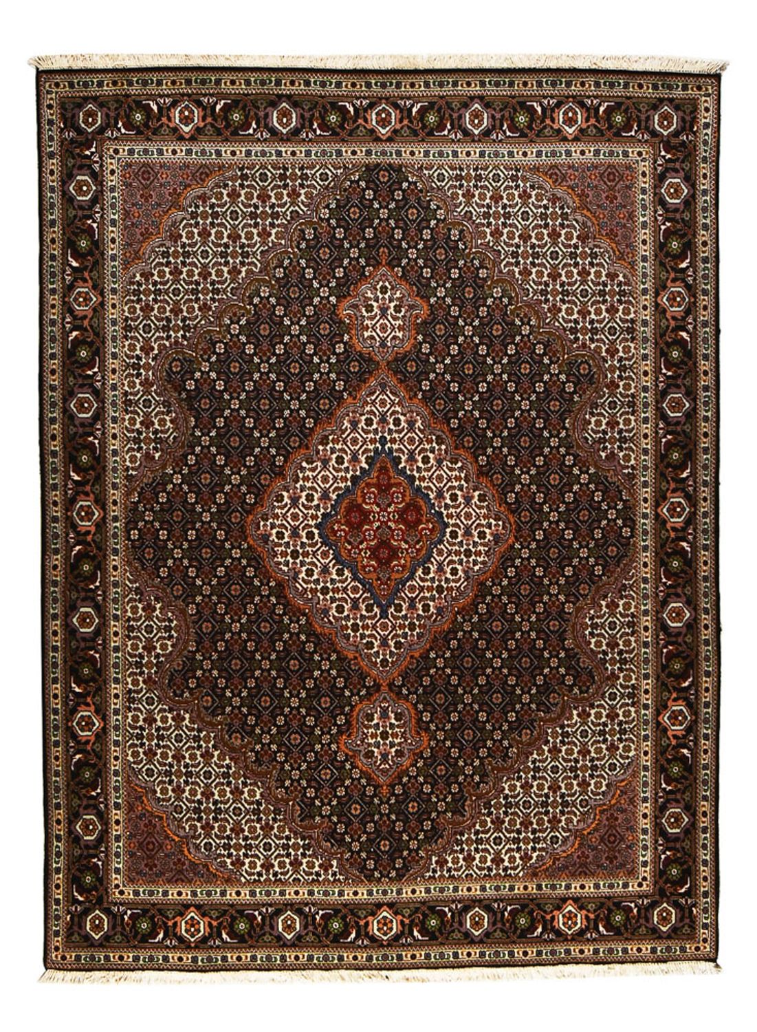Perser Rug - Tabriz - Royal - 204 x 152 cm - dark brown