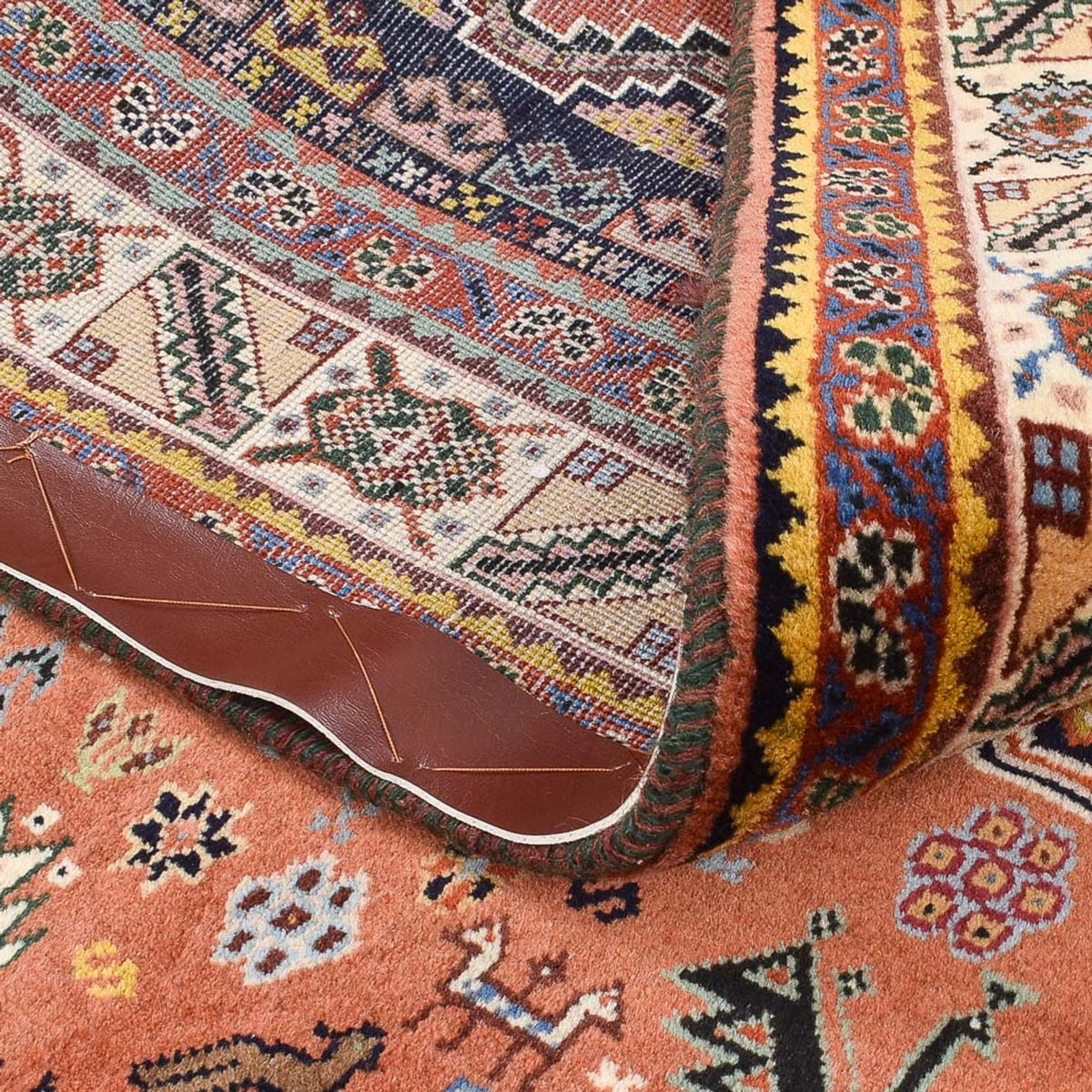 Gabbeh Rug - Kashkuli Perser - 202 x 152 cm - light red