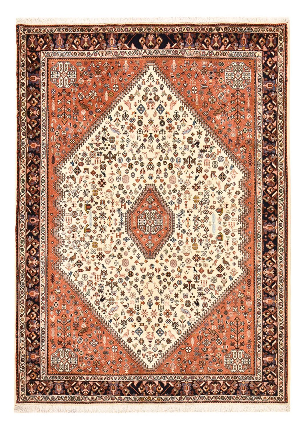 Gabbeh Rug - Kashkuli Perser - 215 x 155 cm - cream