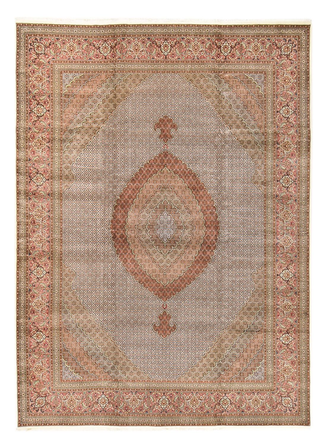 Perser Rug - Tabriz - Royal - 502 x 350 cm - light beige