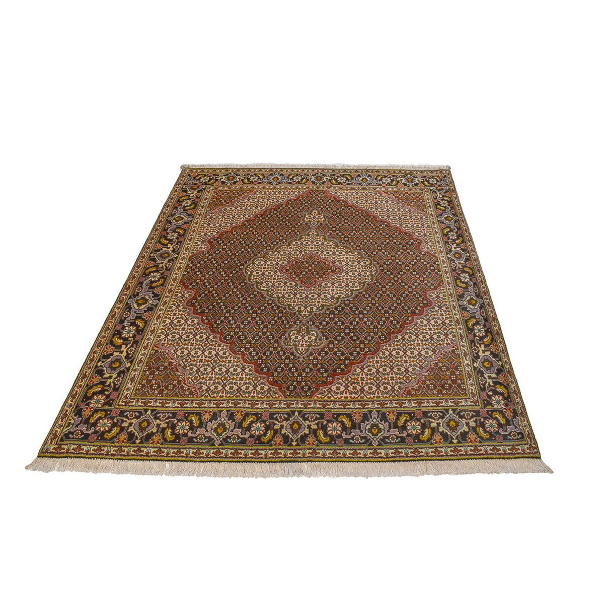 Perser Rug - Tabriz - Royal - 195 x 153 cm - brown