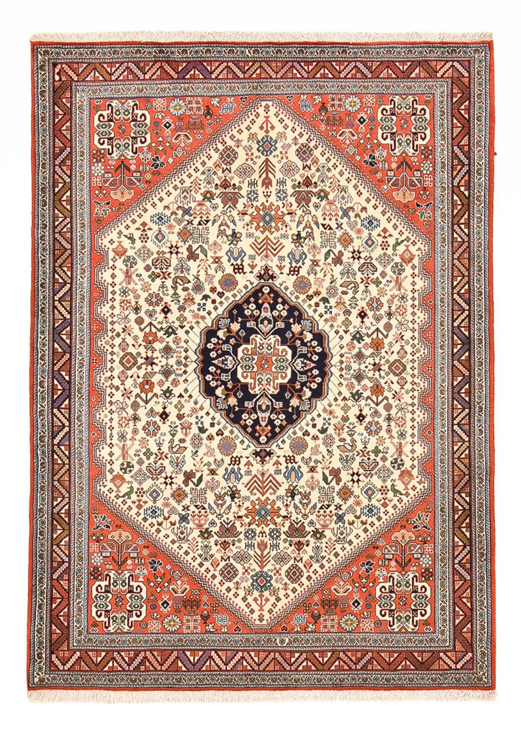 Gabbeh Rug - Kashkuli Perser - 208 x 148 cm - cream