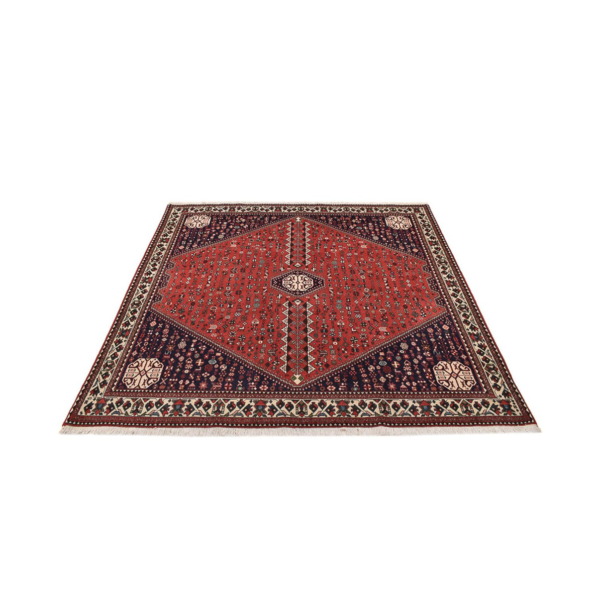 Perser Rug - Nomadic square  - 199 x 198 cm - red