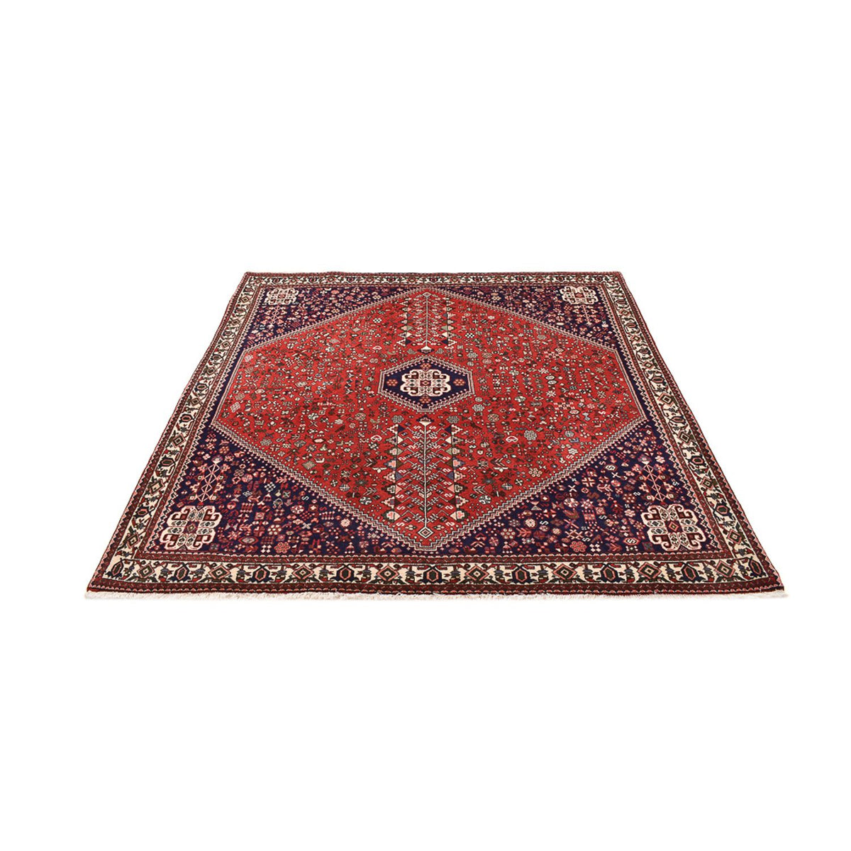 Perser Rug - Nomadic square  - 202 x 201 cm - red