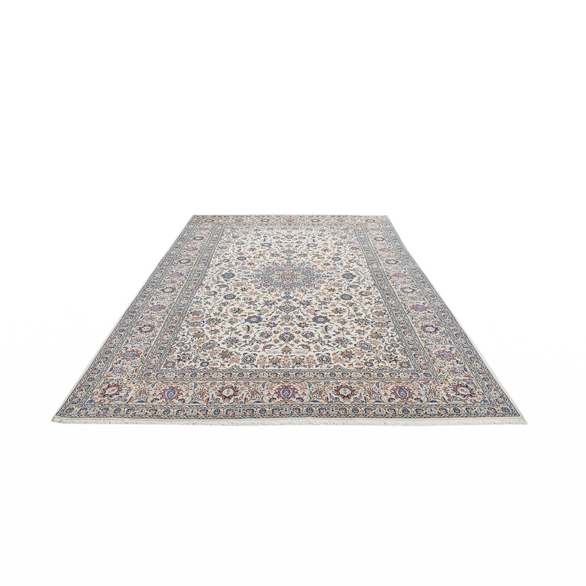 Perser Rug - Keshan - Royal - 355 x 247 cm - grey
