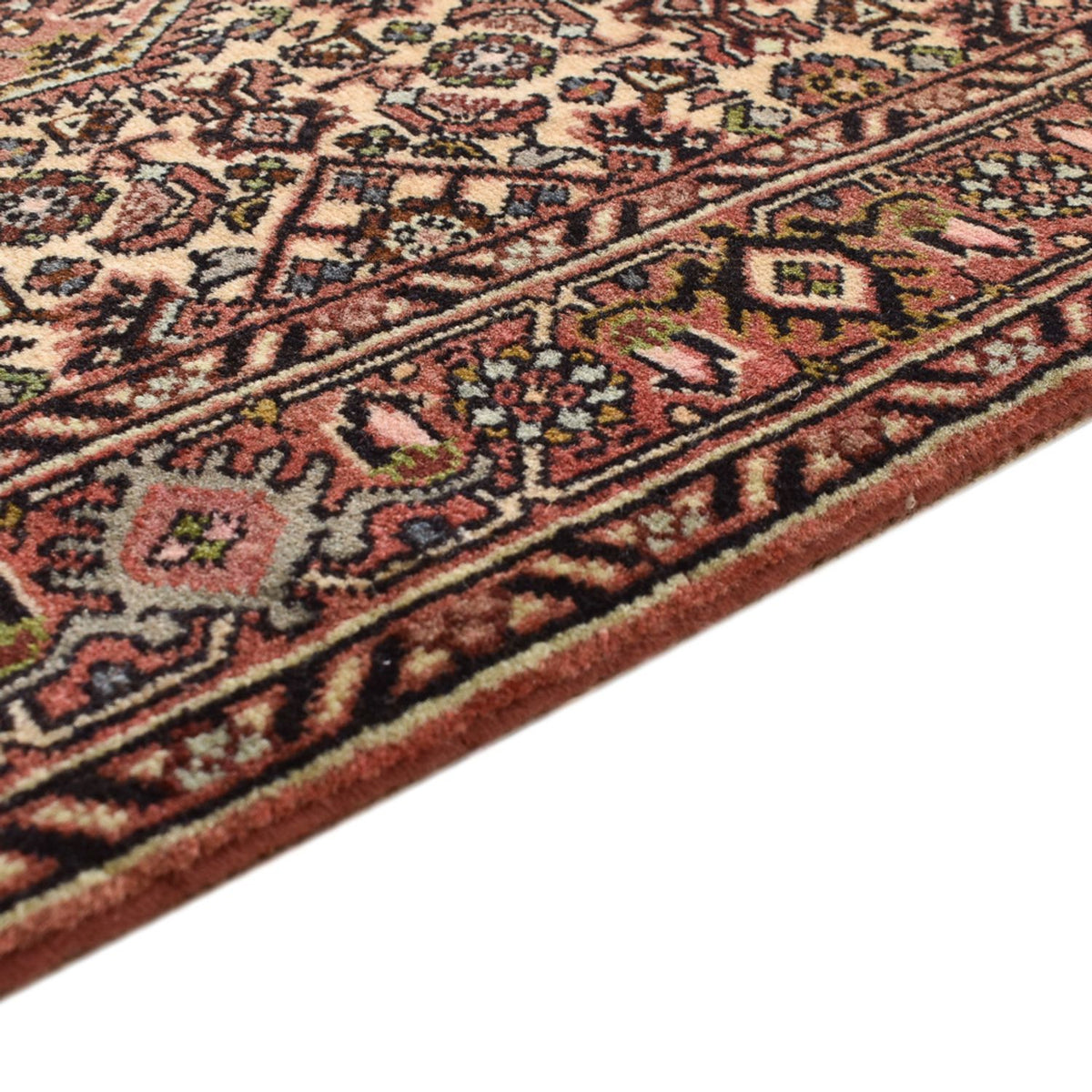 Runner Perser Rug - Bidjar - 400 x 72 cm - dark beige